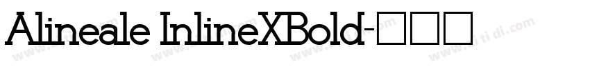 Alineale InlineXBold字体转换